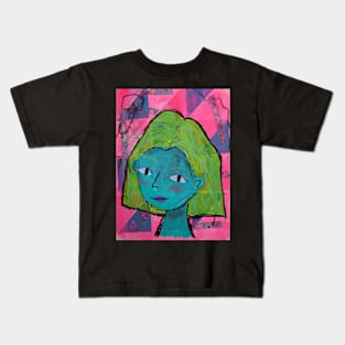 Brightly Colored Girl Kids T-Shirt